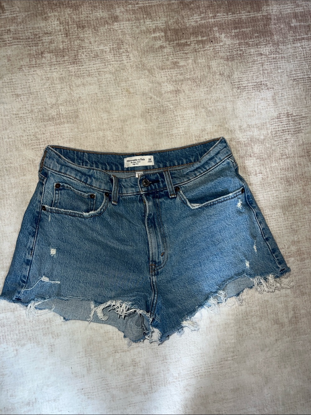 Abercrombie & Fitch Mom Short High Rise Curve Love